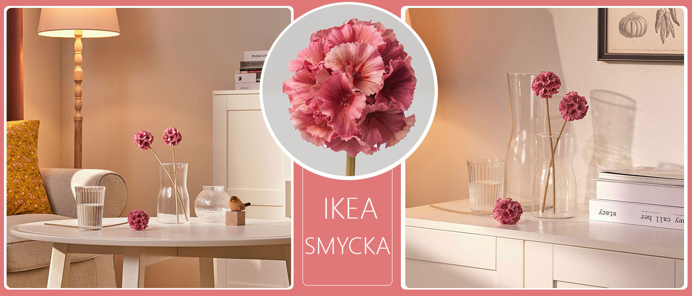 گل مصنوعی اسکابیوزا استلاتا ایکیا مدل IKEA SMYCKA